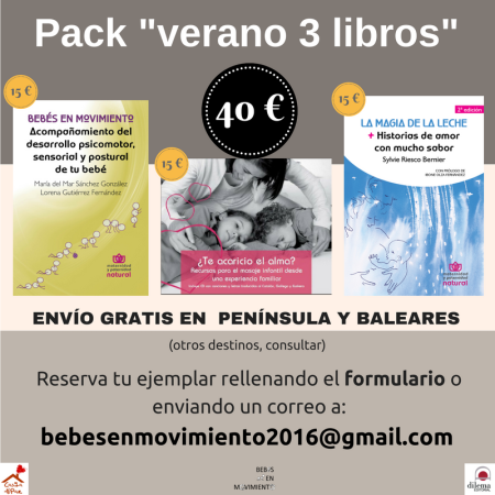 Pack ahorro verano 2018 - 2 o 3 libros con "Bebs en Movimiento". Hasta fin de existencias.
