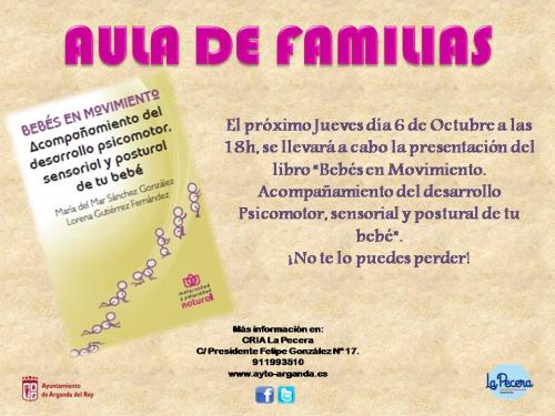 PRESENTACIÓN DEL LIBRO "BEBÉS EN MOVIMIENTO" ARGANDA DEL REY 6 OCTUBRE 2016 PRESENTACIÓN DEL LIBRO "BEBÉS EN MOVIMIENTO" ARGANDA DEL REY 6 OCTUBRE 2016